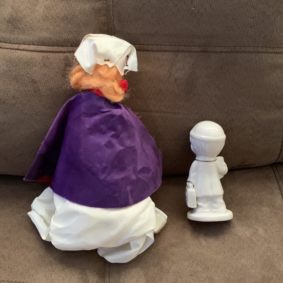 Vintage Nurse Doll and Porcelain Doctor - Picture 2 of 5